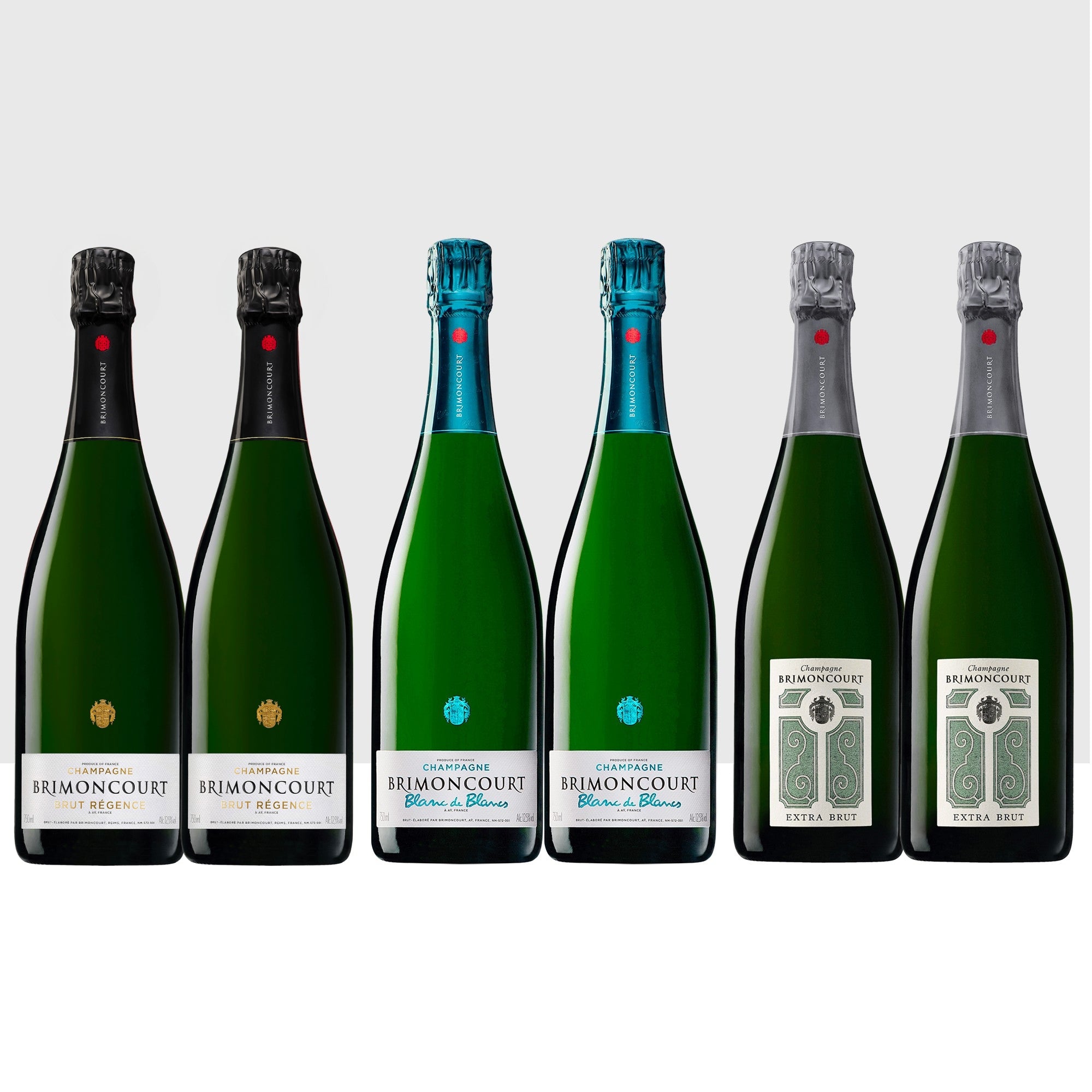 (Special Discount -20%) Discovery Pack / 2 x Brut Régence, 2 x Blanc de Blancs, 2 x Extra Brut - (6x750ml)